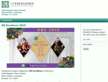 Tablet Screenshot of orexcellence.com